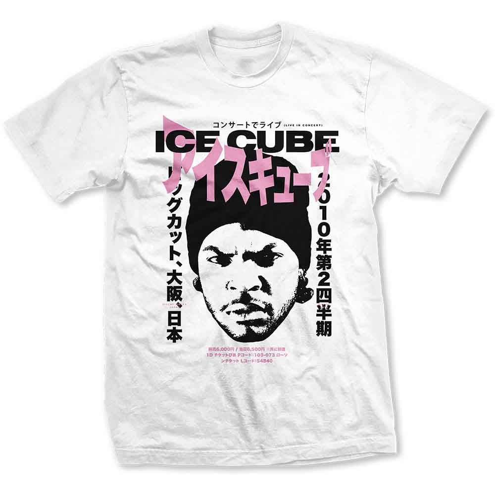 ICE CUBE - BEANIE KANJI - T-Shirt White