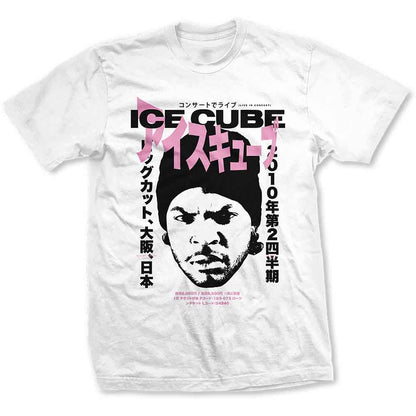 ICE CUBE - BEANIE KANJI - T-Shirt White