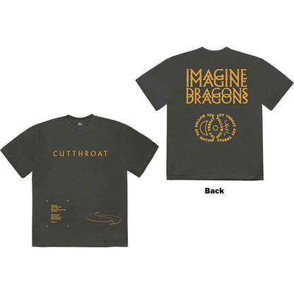 IMAGINE DRAGONS - CUTTHROAT SYMBOLS - T-Shirt Grey