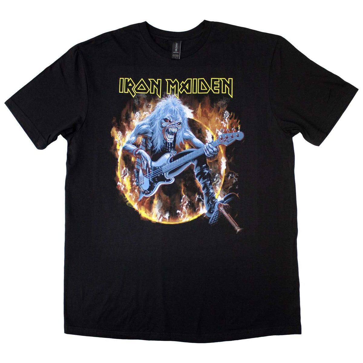 IRON MAIDEN - FEAR LIVE FLAMES - T-Shirt Black