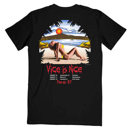 IRON MAIDEN - VICE IS NICE - T-Shirt Black