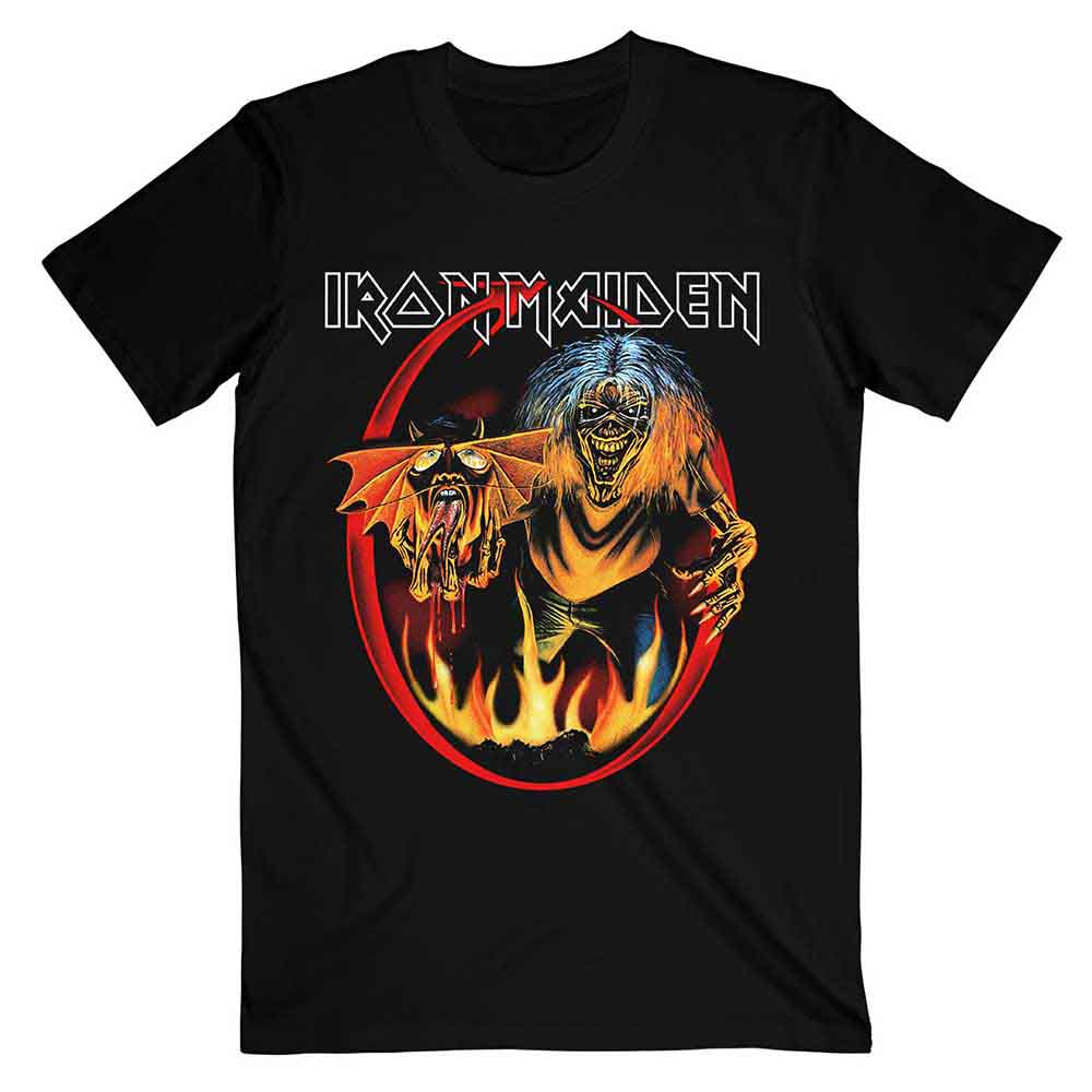 IRON MAIDEN - NUMBER OF THE BEAST DEVIL TAIL - T-Shirt Black