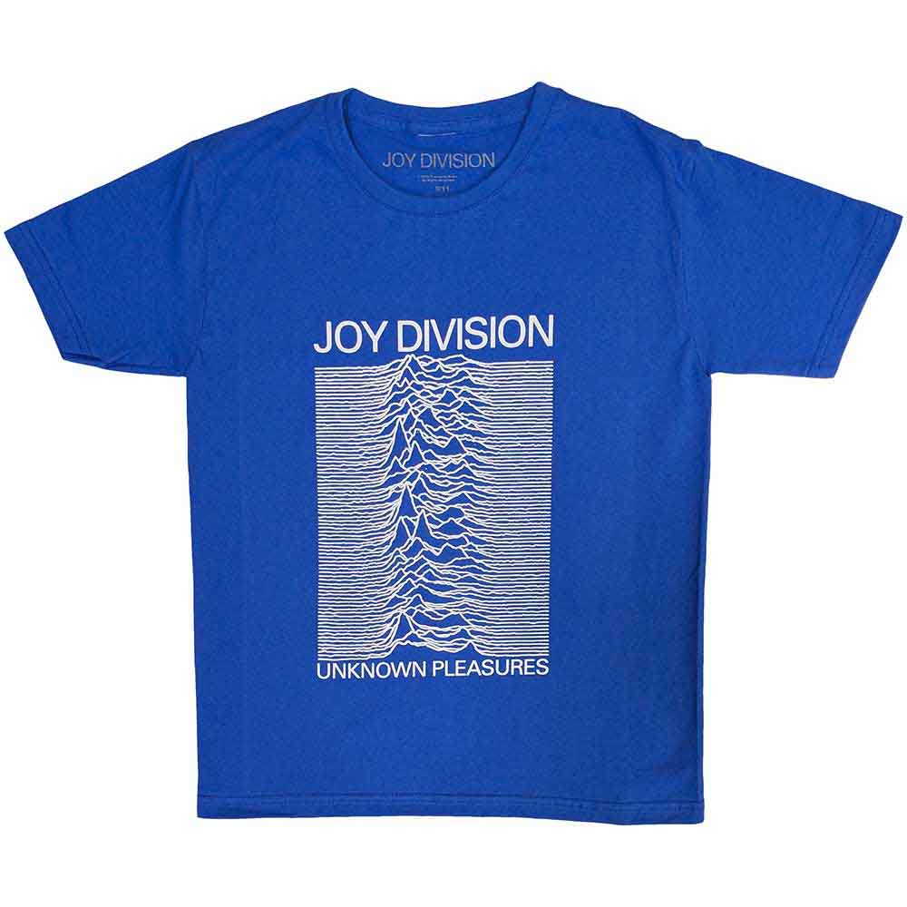 JOY DIVISION - UNKNOWN PLEASURES - Kids T-Shirt Blue