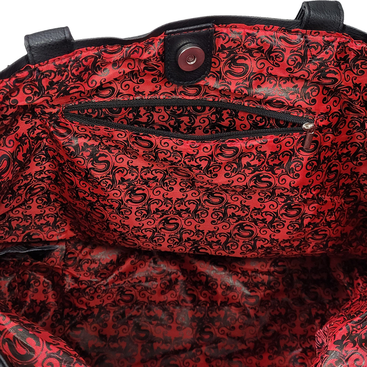 BURNT ROSE - Tote Bag - PU Leather Studded