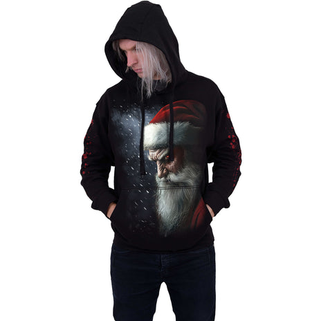 NAUGHTY OR NICE SANTA - Hoody Black