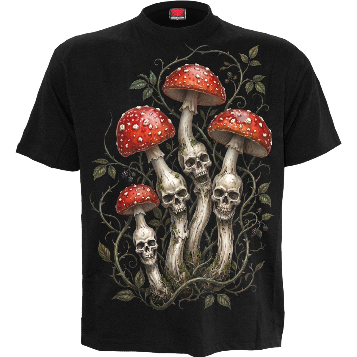 SHROOMS - T-Shirt Black