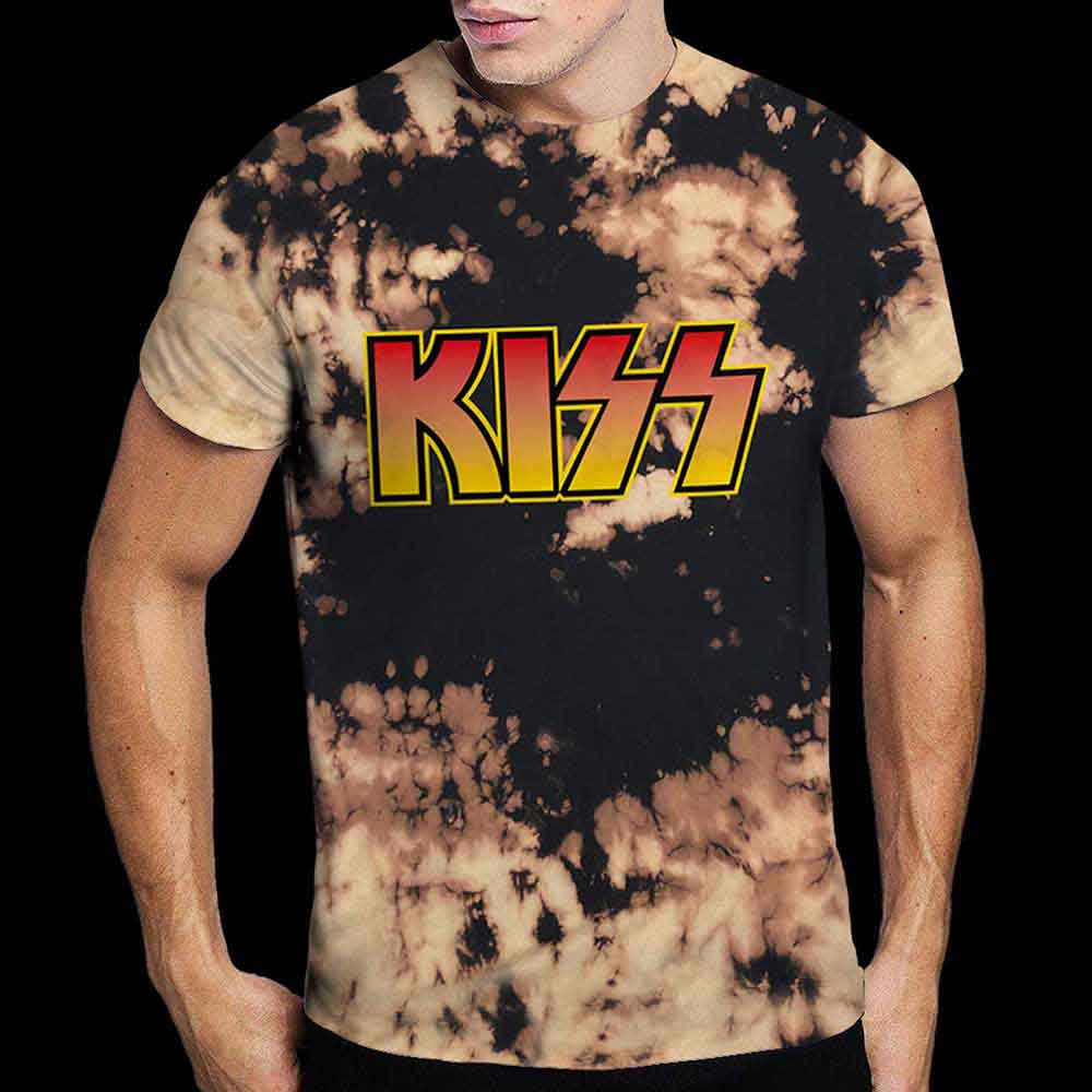 KISS - CLASSIC LOGO - T-Shirt Brown