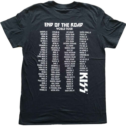 KISS - END OF THE ROAD TOUR - T-Shirt Black