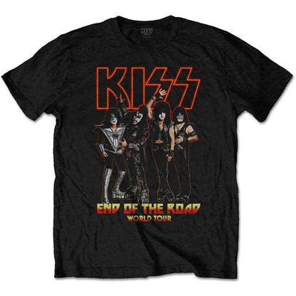 KISS - END OF THE ROAD TOUR - T-Shirt Black