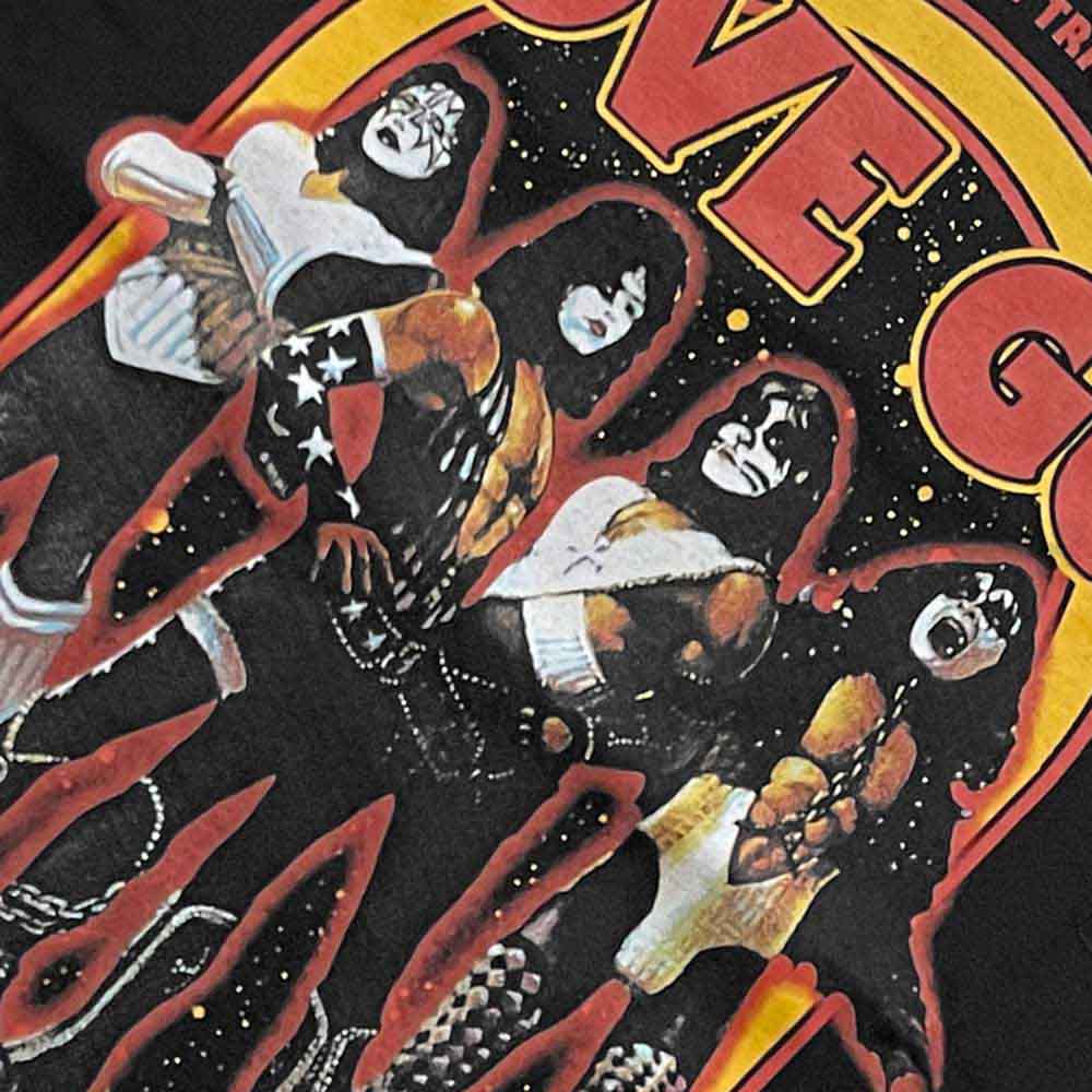 KISS - LOVE GUN STARS - T-Shirt Black