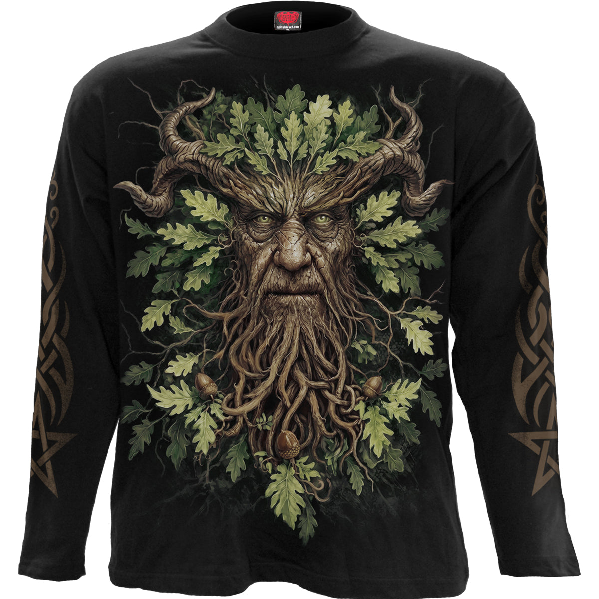 WOODLAND KING - Longsleeve T-Shirt Black