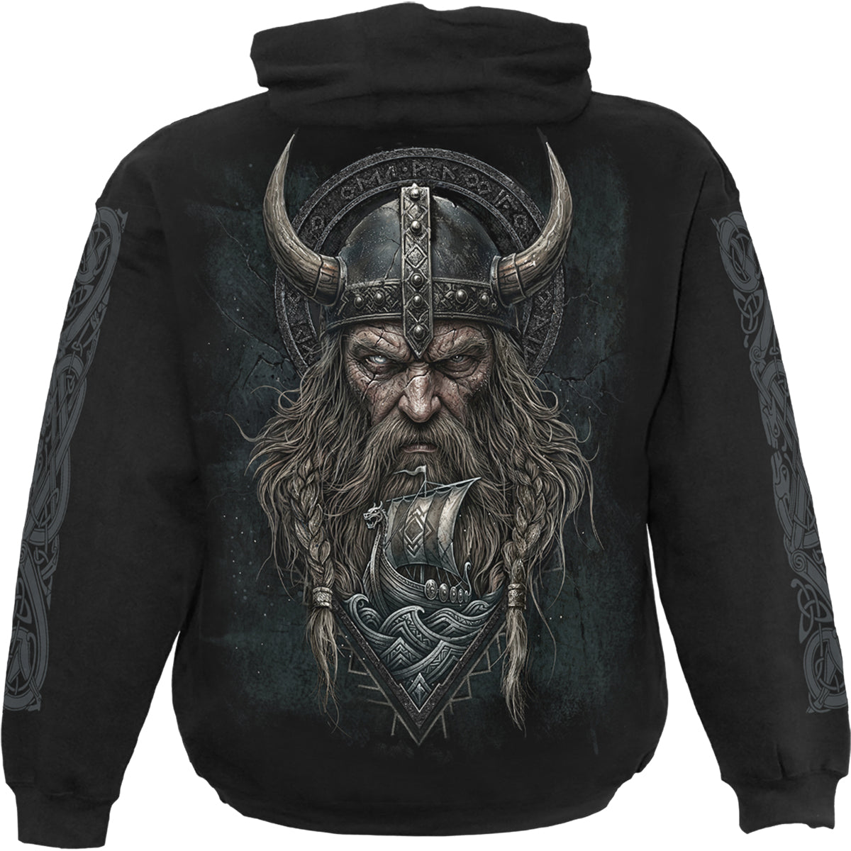 VIKING NORSEMAN - Hoody Black