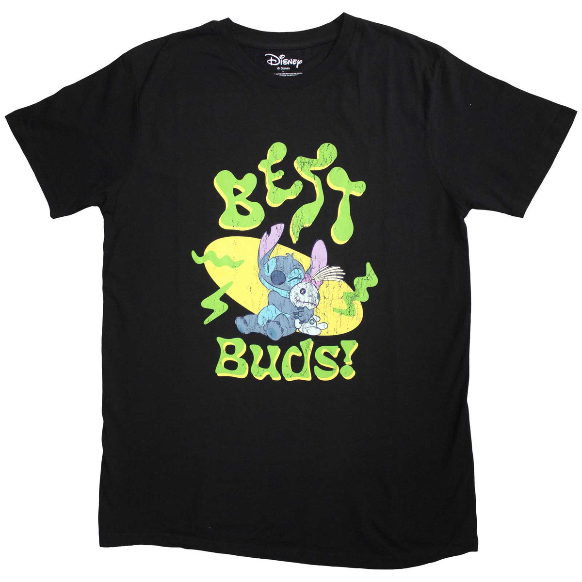 DISNEY - LILO & STITCH BEST BUDS - T-Shirt Black