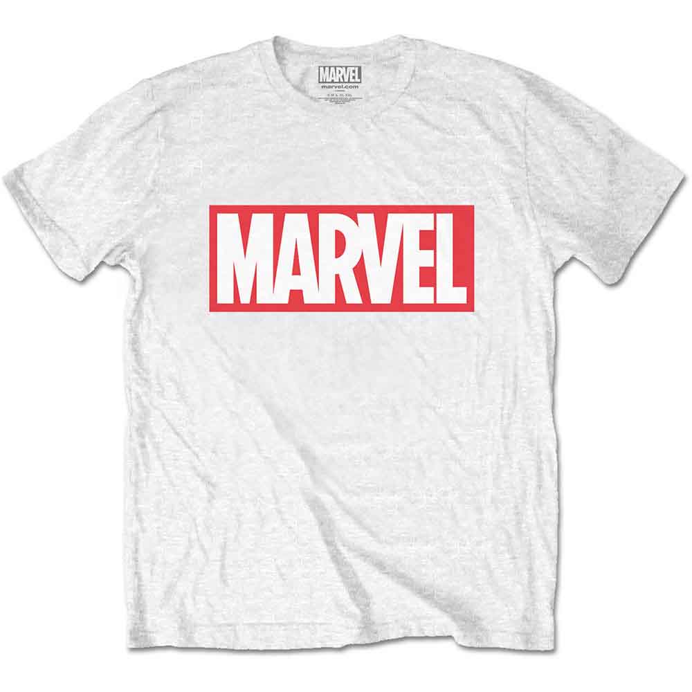 MARVEL COMICS - MARVEL BOX LOGO - T-Shirt White