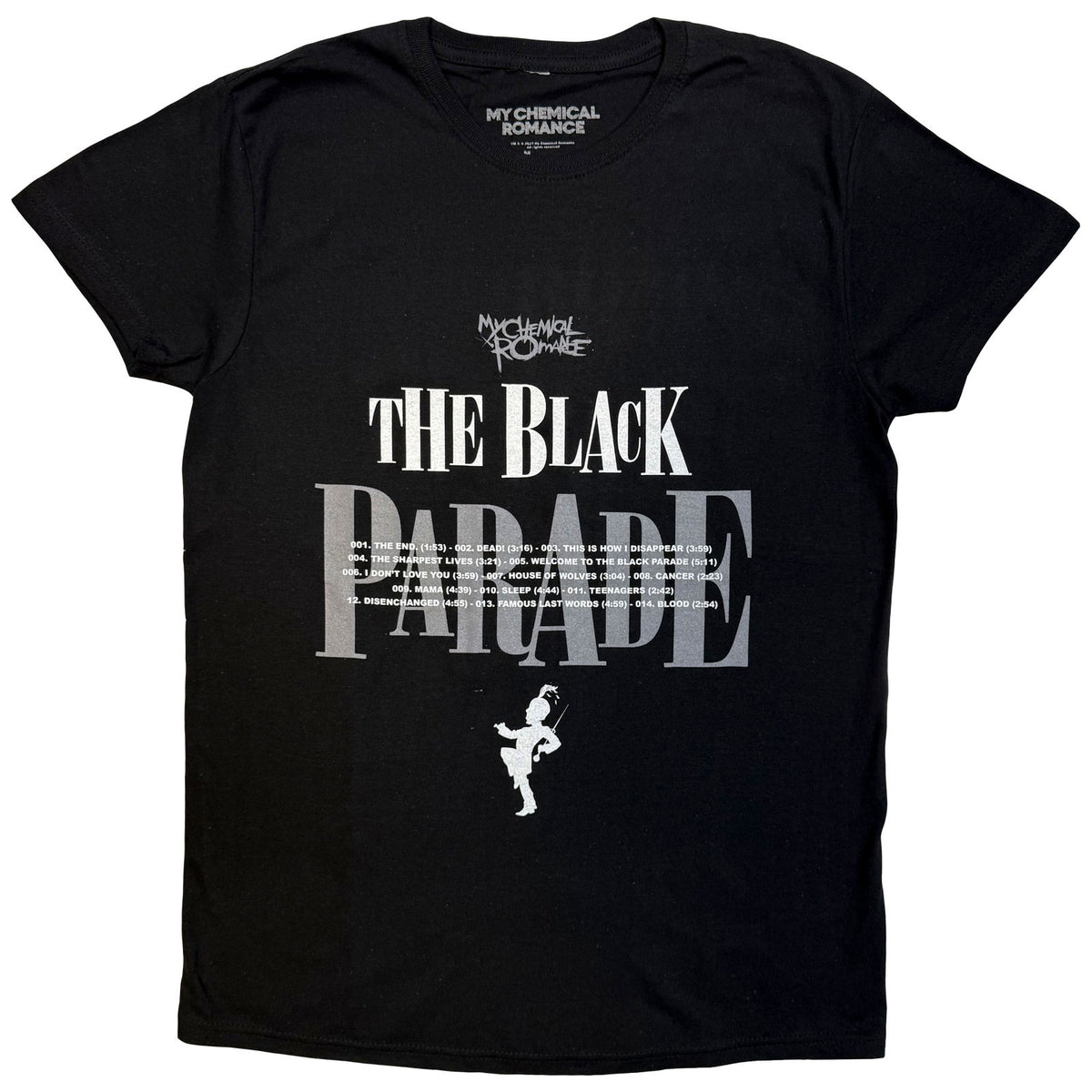 MY CHEMICAL ROMANCE - TRACK LISTING - T-Shirt Black