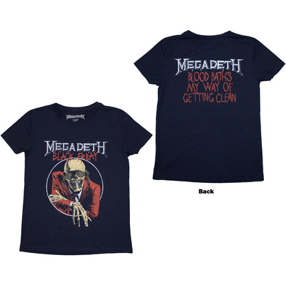 MEGADETH - BLACK FRIDAY - Ladies T-Shirt Blue
