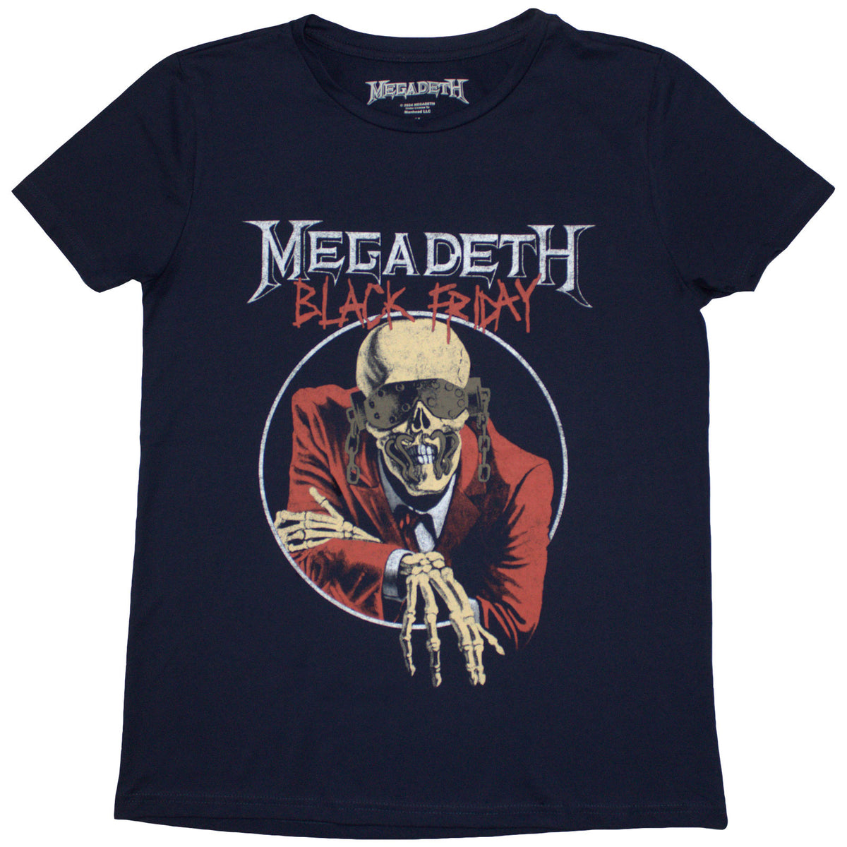 MEGADETH - BLACK FRIDAY - Ladies T-Shirt Blue