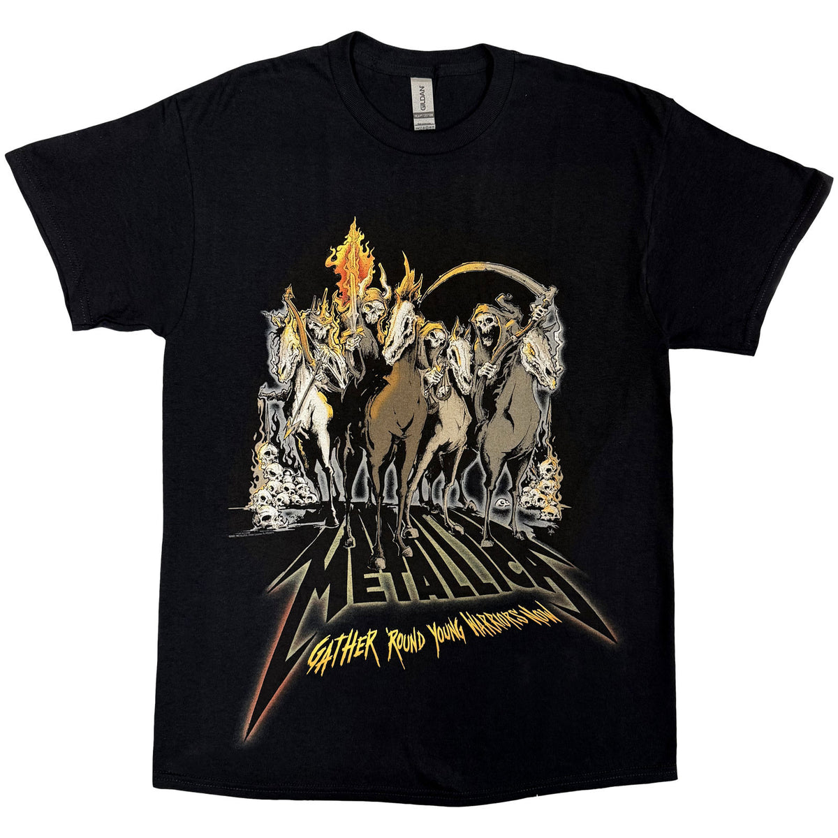 METALLICA - 40TH ANNIVERSARY HORSEMEN - T-Shirt Black