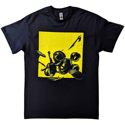 METALLICA - 72 SEASONS BROKEN/BURNT DRUMS - T-Shirt Black