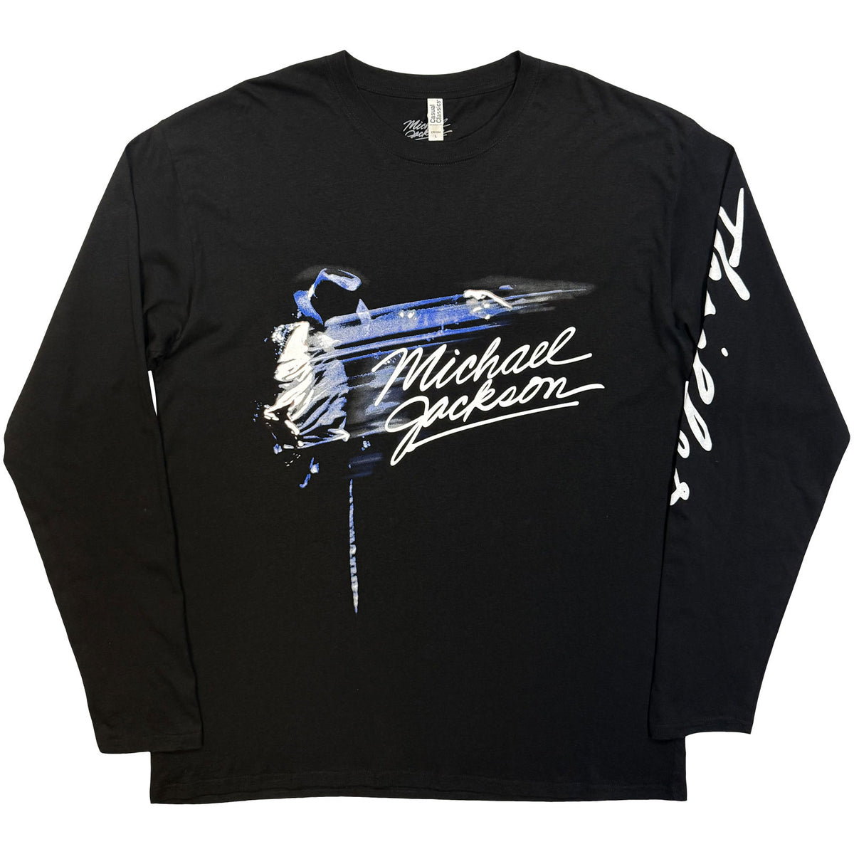 MICHAEL JACKSON - THRILLER / HAT POSES - Long Sleeve T-Shirt Black