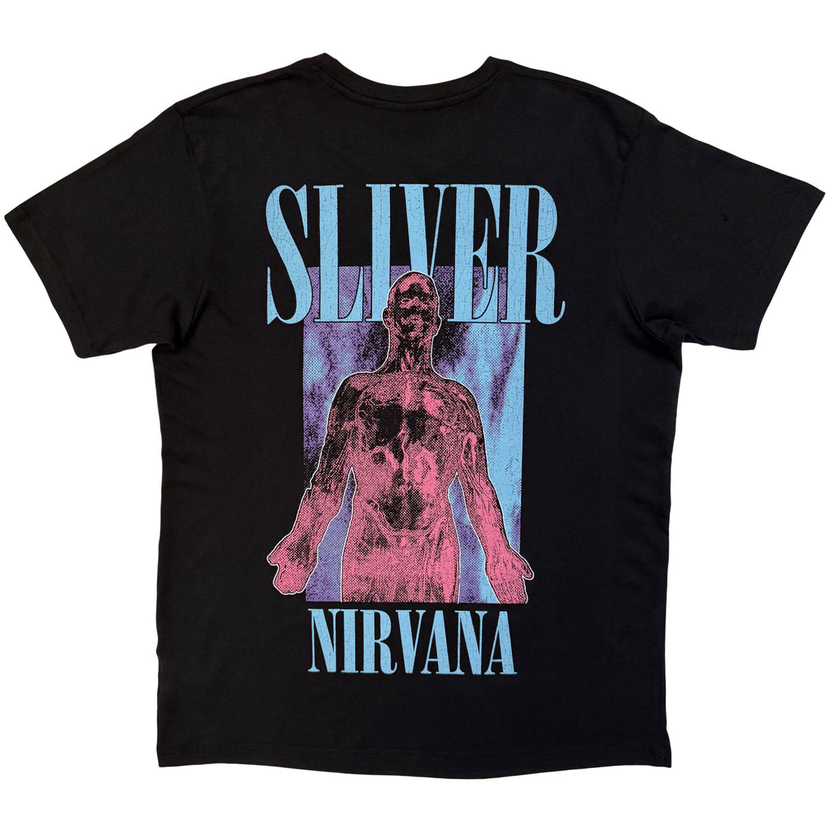 NIRVANA - SILVER - Carbon T-Shirt Black