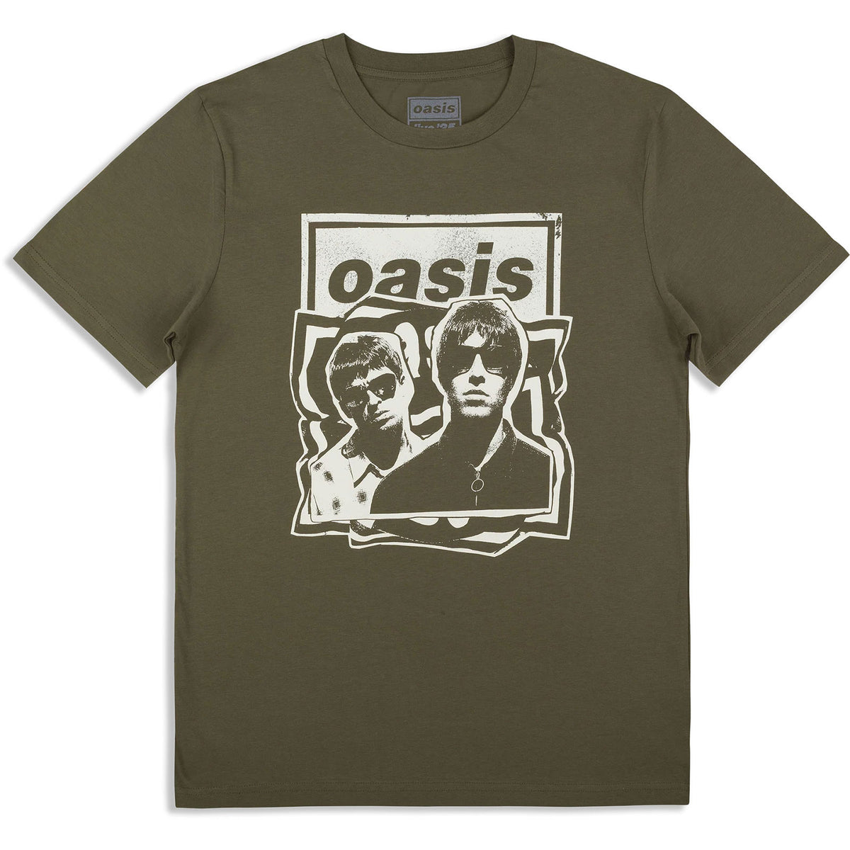 OASIS - PAPER CUT OUT PHOTO - T-Shirt Green