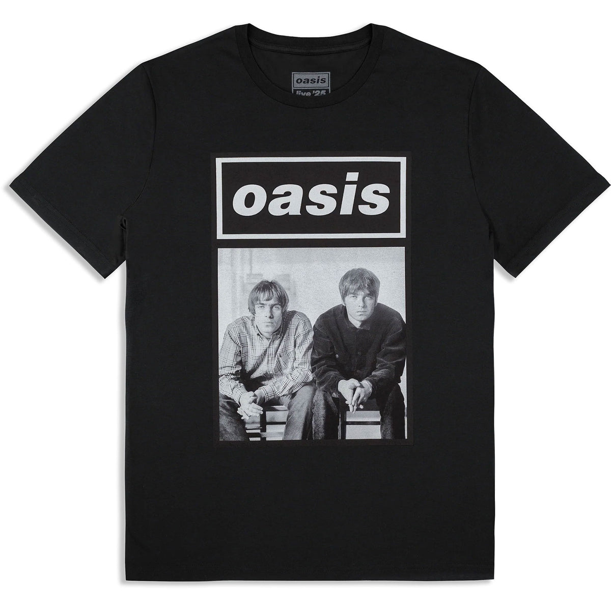 OASIS - WONDERWALL LIVE 25 WORLD TOUR - T-Shirt Black