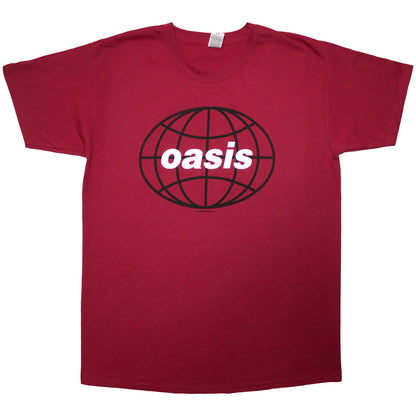 OASIS - 1998 WORLD TOUR - SOUTH AMERICA - T-Shirt Red