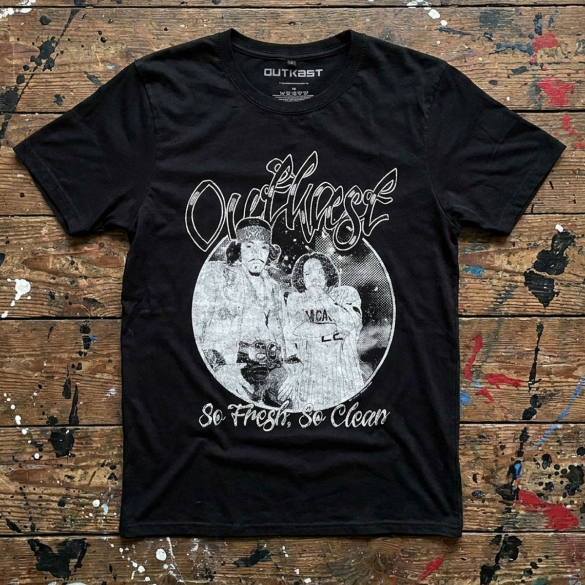 OUTKAST - SO FRESH, SO CLEAN - Carbon T-Shirt Black