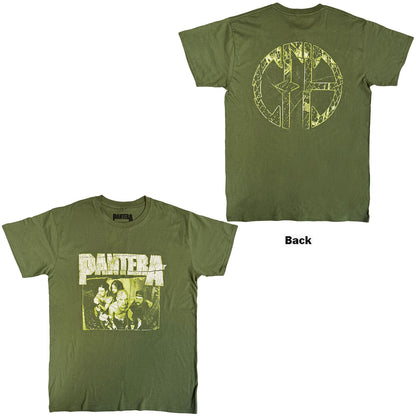 PANTERA - LOGO - T-Shirt Green