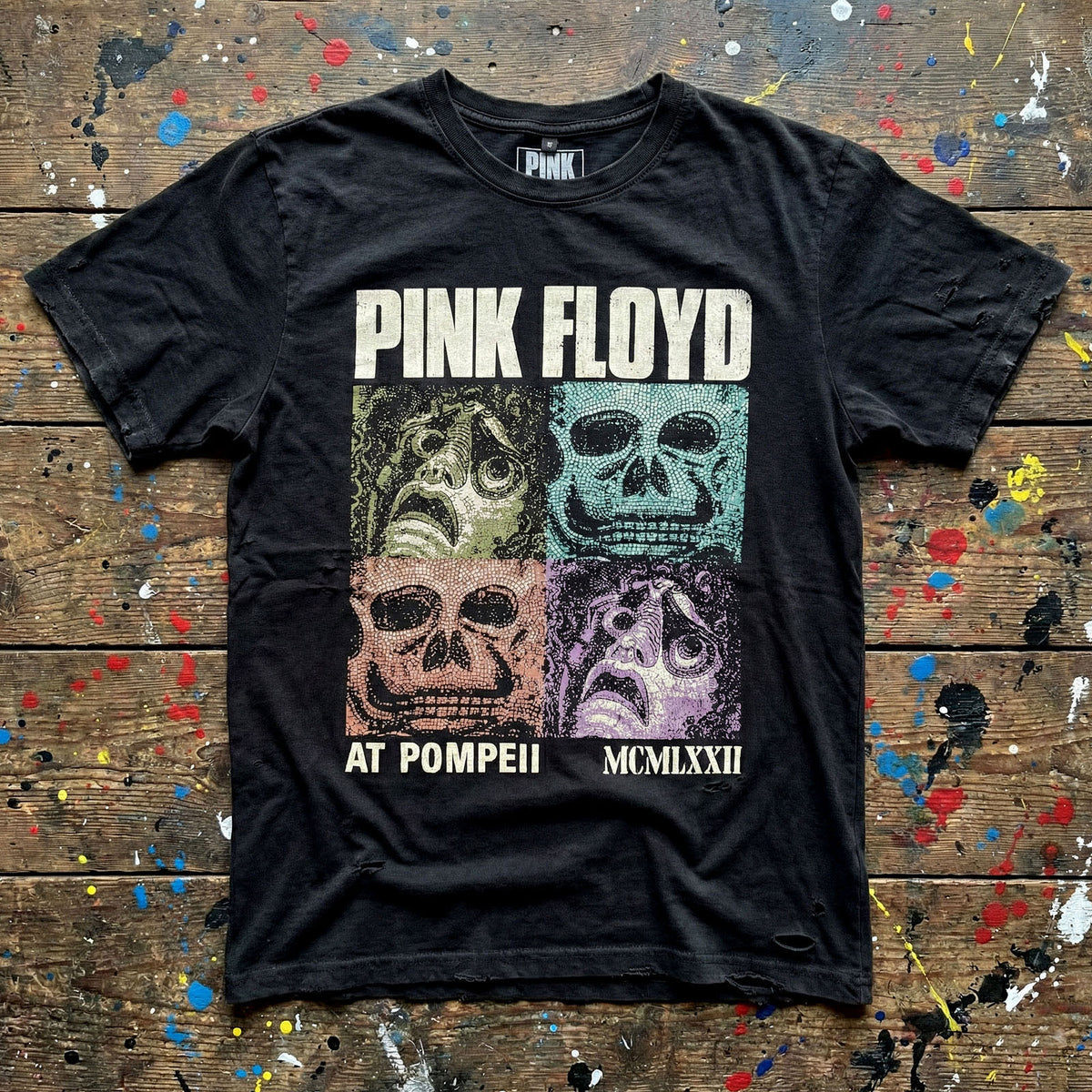 PINK FLOYD - MOSAICS - Carbon T-Shirt Black
