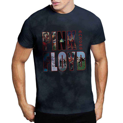 PINK FLOYD - ECHOES ALBUM MONTAGE - T-Shirt Black - 2