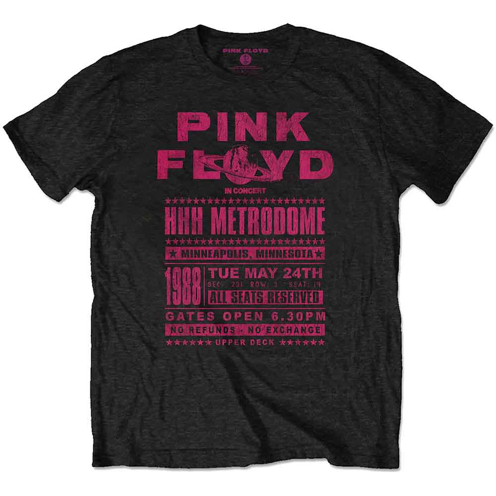 PINK FLOYD - METRODOME '88 - T-Shirt Black