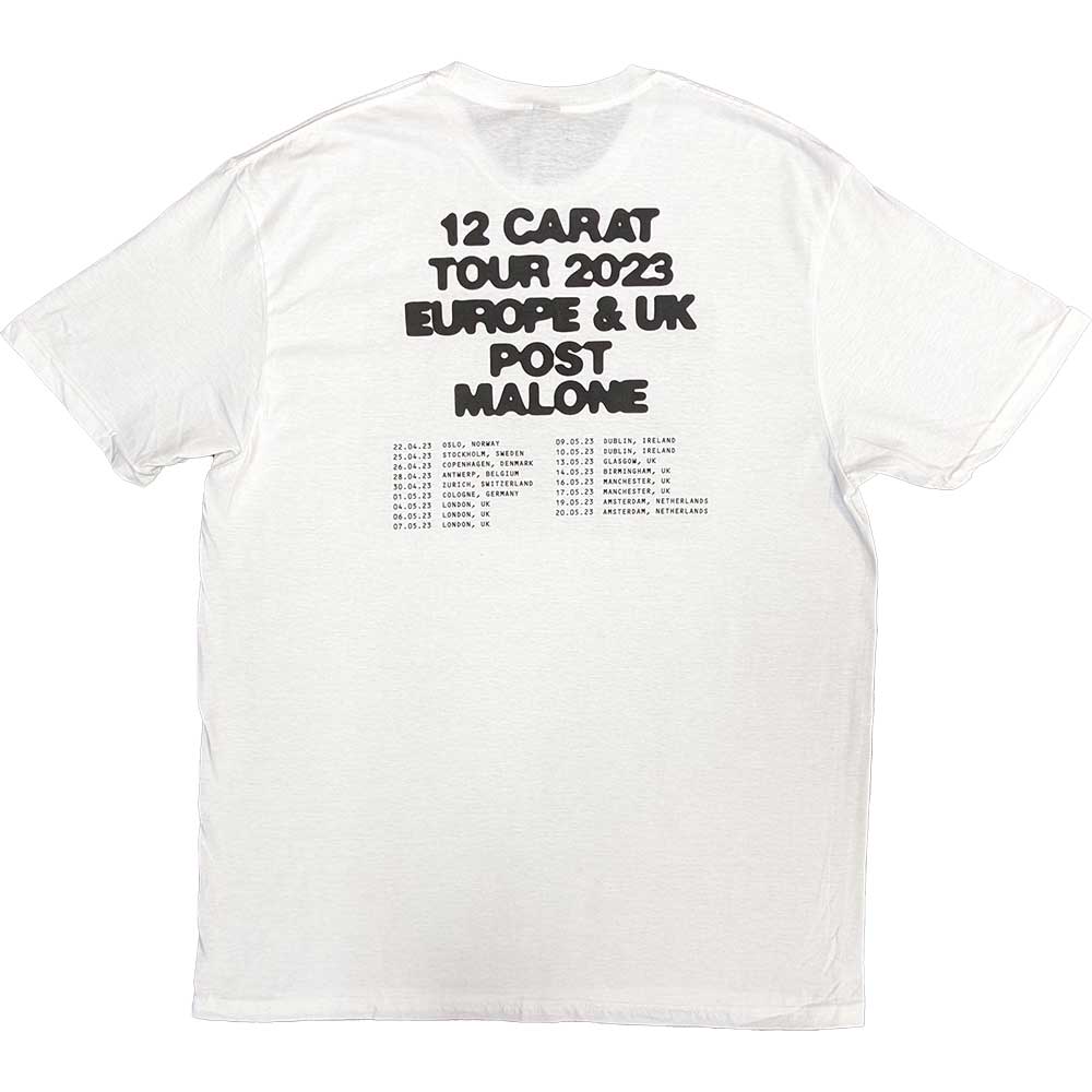 POST MALONE - RESURFACE 2023 TOUR DATES - T-Shirt White
