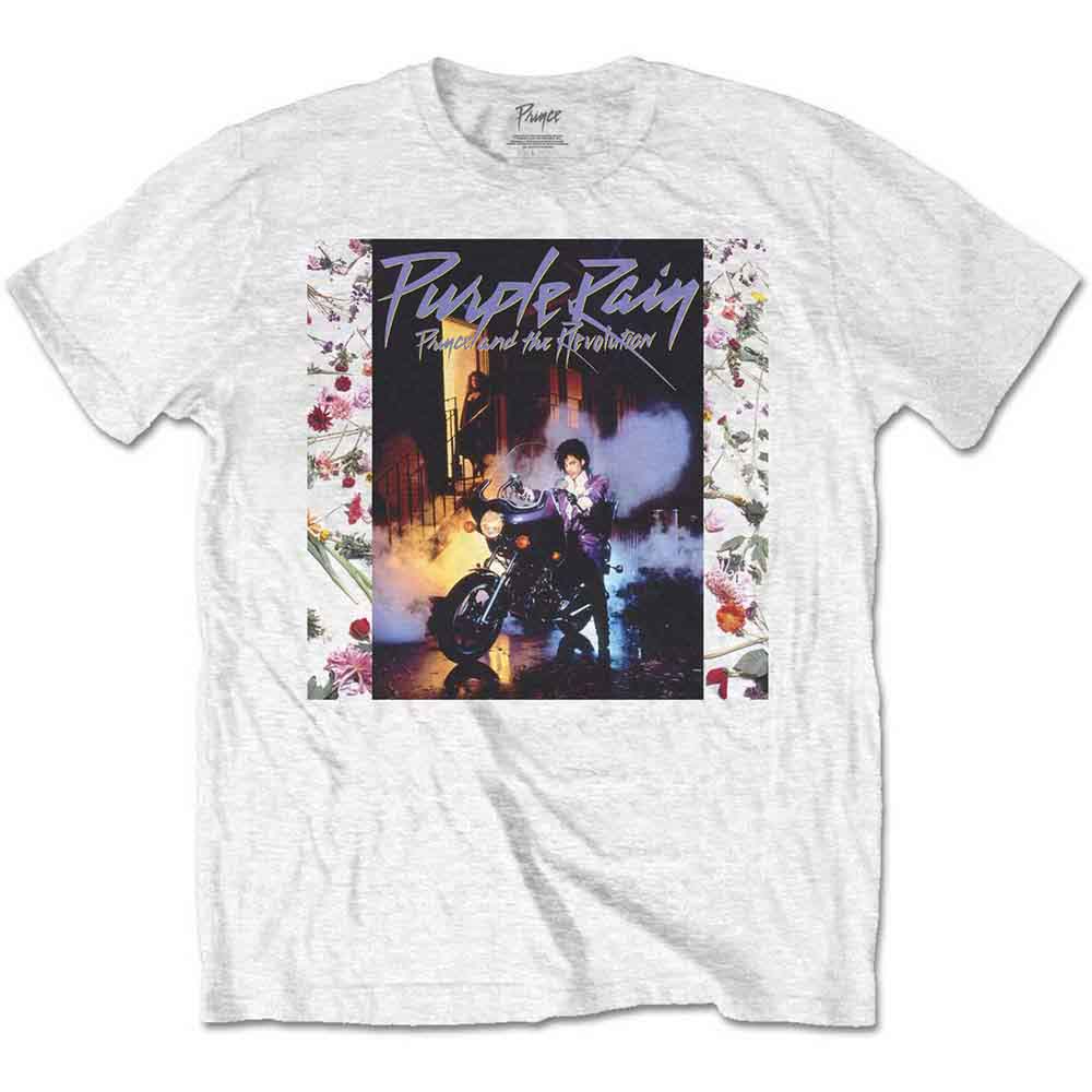 PRINCE - PURPLE RAIN ALBUM - T-Shirt White