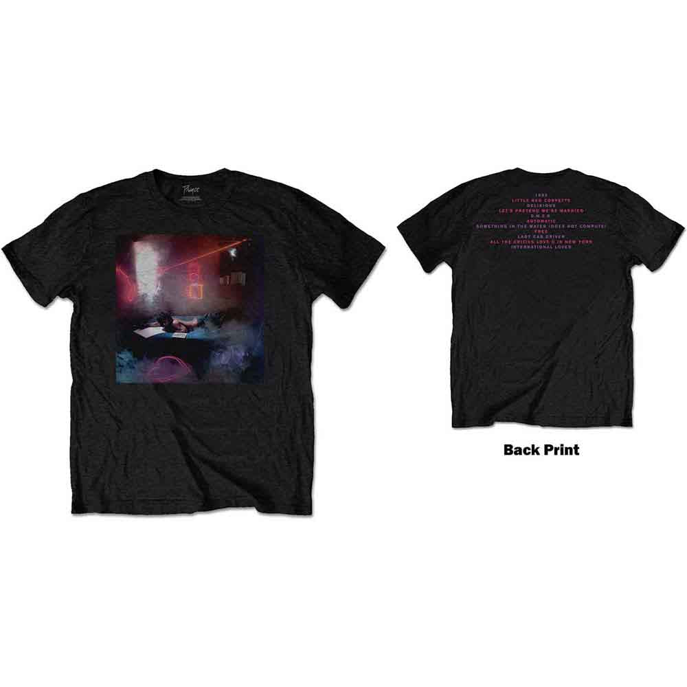 PRINCE - WATERCOLOURS - T-Shirt Black
