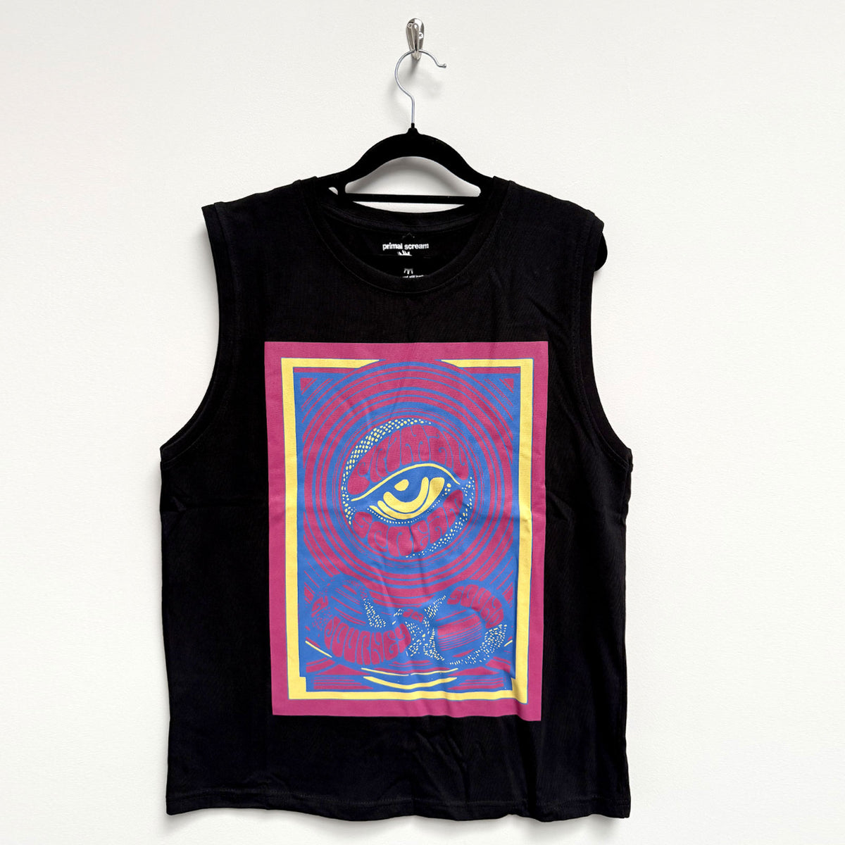 PRIMAL SCREAM - PSYCHEDELIC EYE - Tank T-Shirt Black