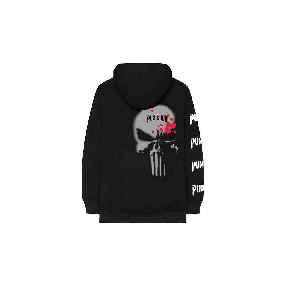 MARVEL COMICS - PUNISHER STAMP - Pullover Hoodie Black