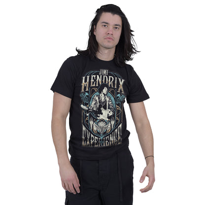 JIMI HENDRIX - ART NOUVEAU - T-SHIRT - Front Print T-Shirt Black