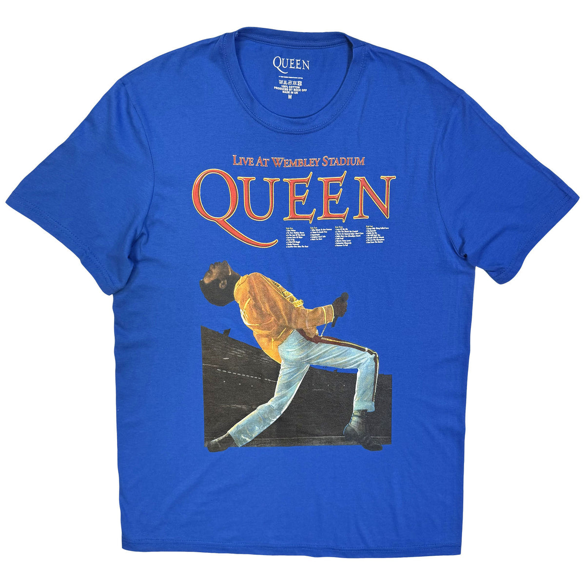 QUEEN - WEMBLEY STADIUM - T-Shirt Navy Blue
