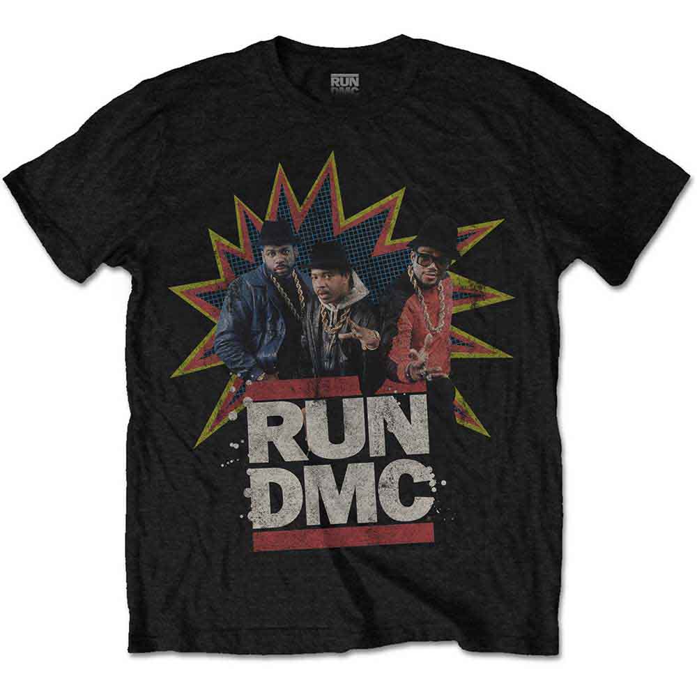 RUN DMC - POW! - T-Shirt Black