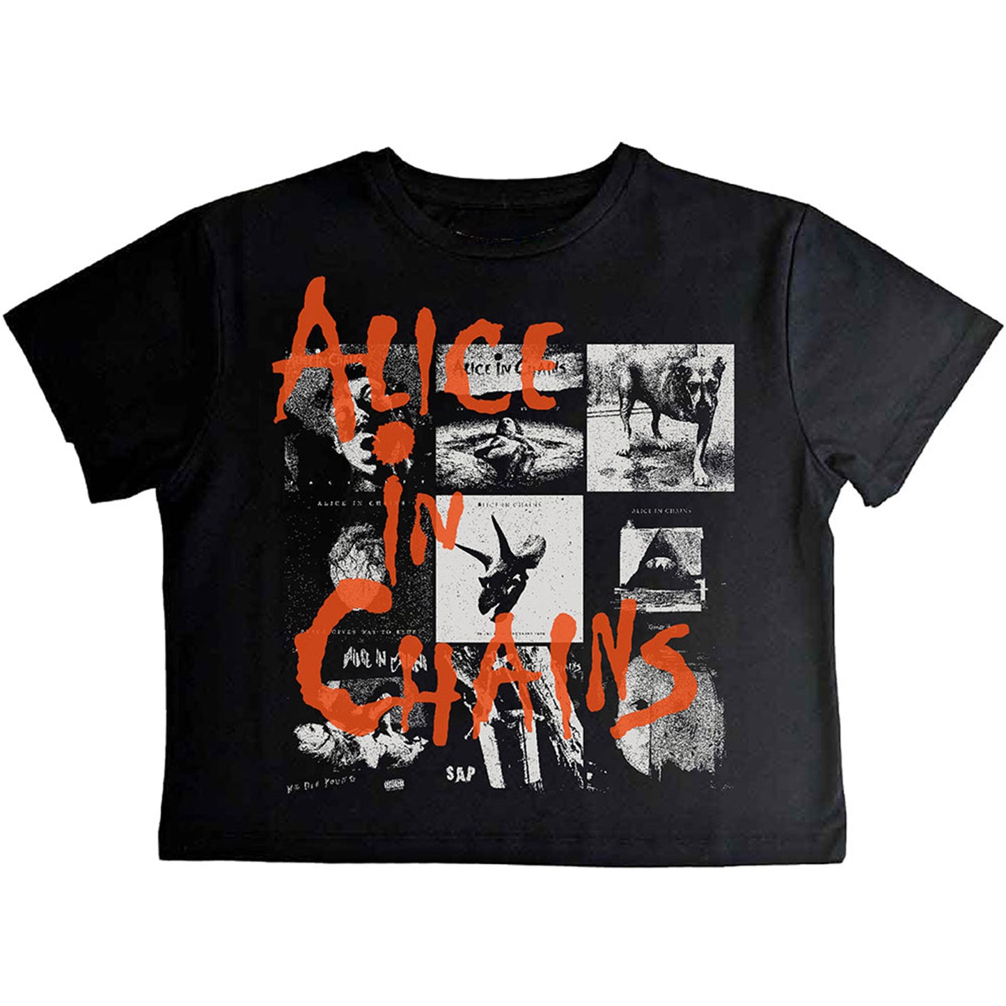 ALICE IN CHAINS - ALBUMS MONTAGE - Crop Top Black