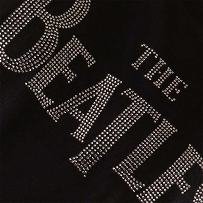 THE BEATLES - DROP T CRYSTALS - T-Shirt Black (Embellished)