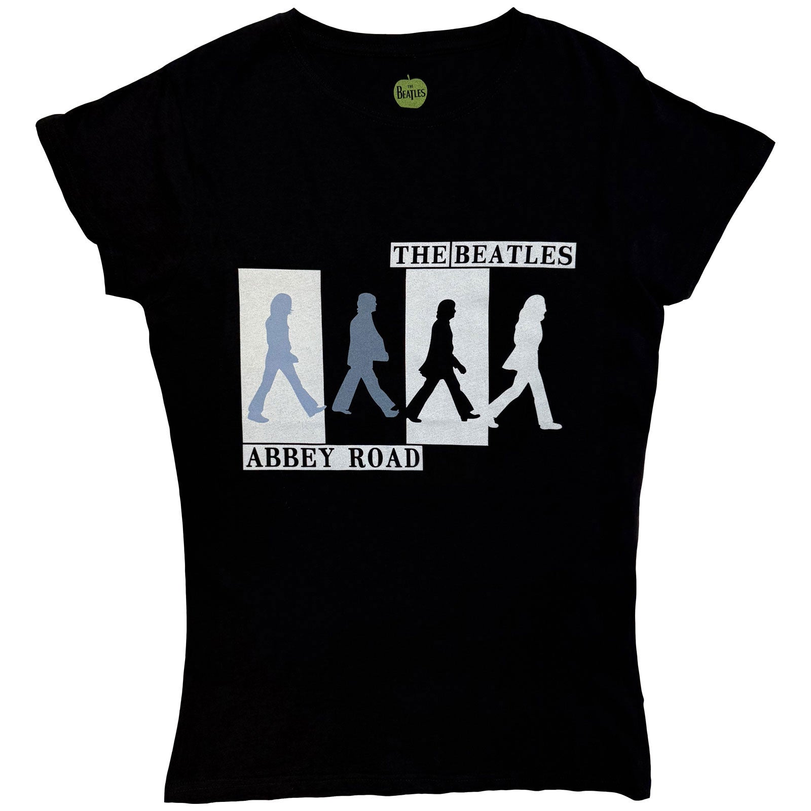 BEATLES, THE - ABBEY ROAD COLOURS CROSSING - T-Shirt Black