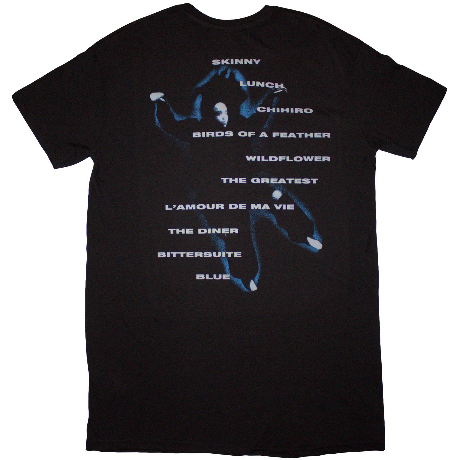 billie eilish t shirt dress BILLIE EILISH - HMHAS TRACKLIST