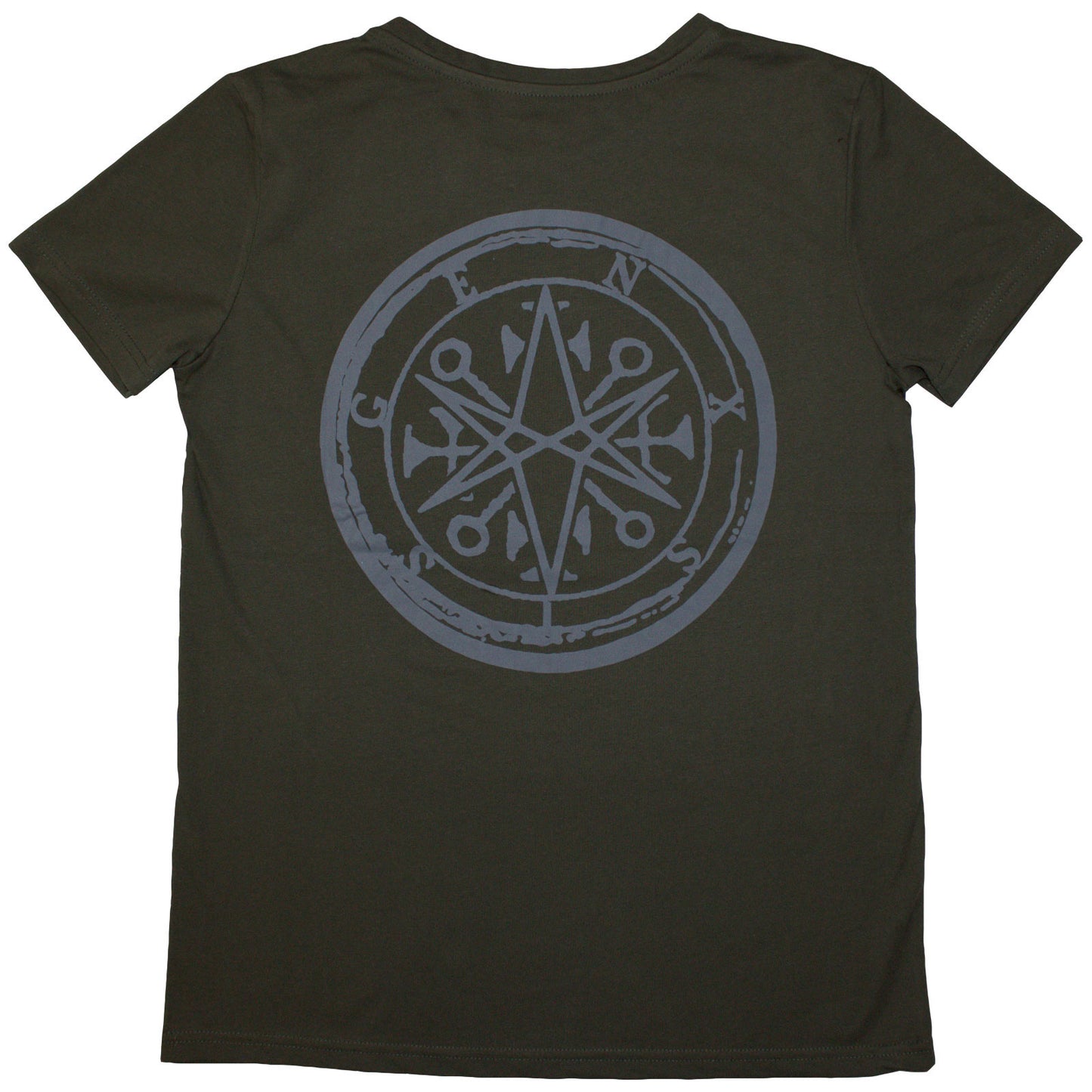 BRING ME THE HORIZON - METAL LOGO GENXSIS - T-Shirt Green (Back Print)