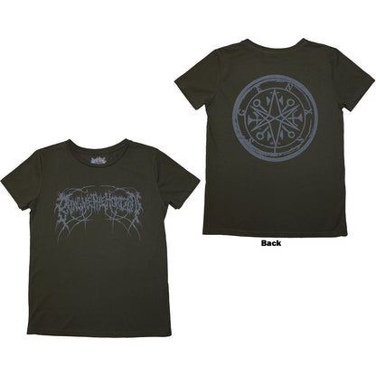 BRING ME THE HORIZON - METAL LOGO GENXSIS - T-Shirt Green (Back Print)