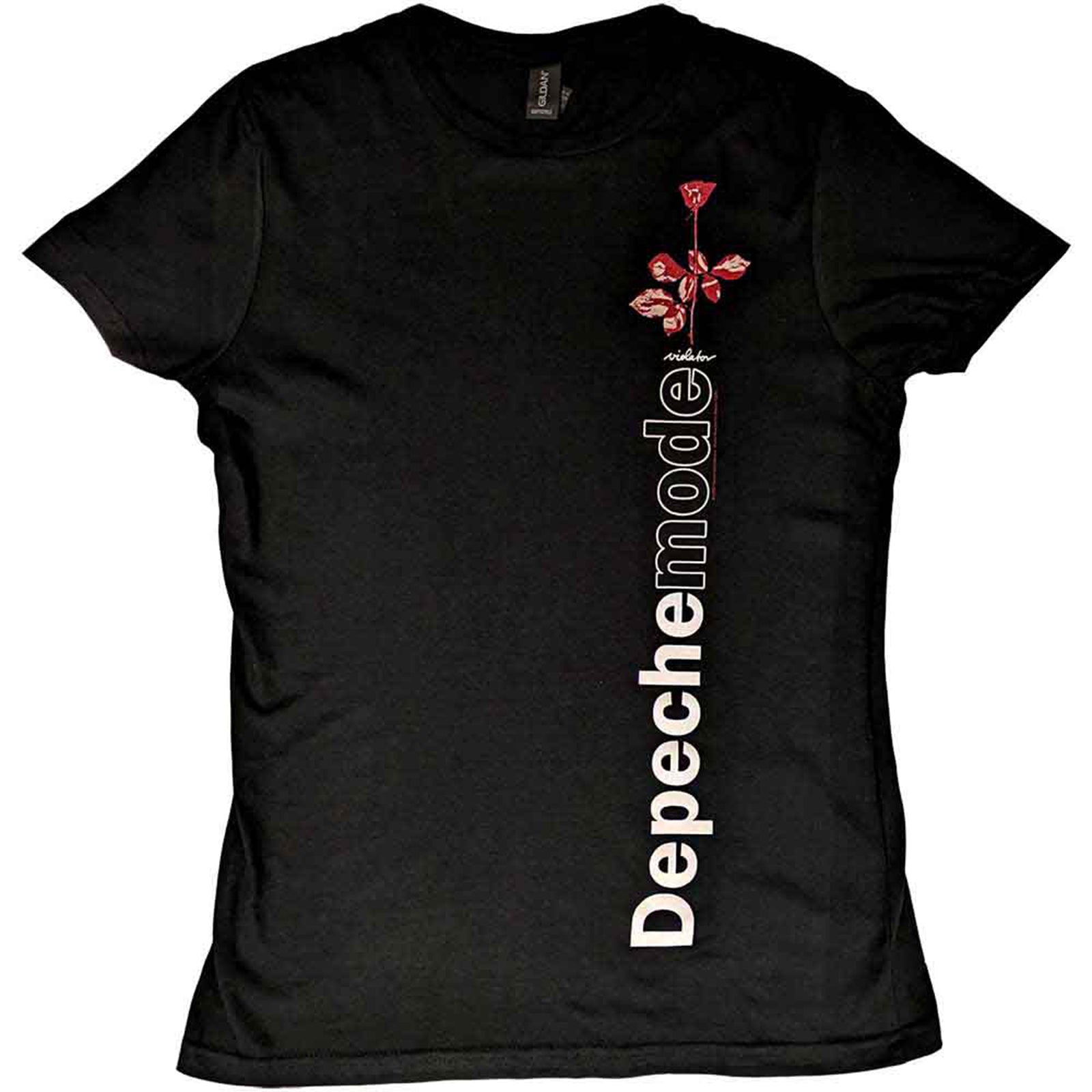DEPECHE MODE - VIOLATOR SIDE ROSE - T-Shirt Black