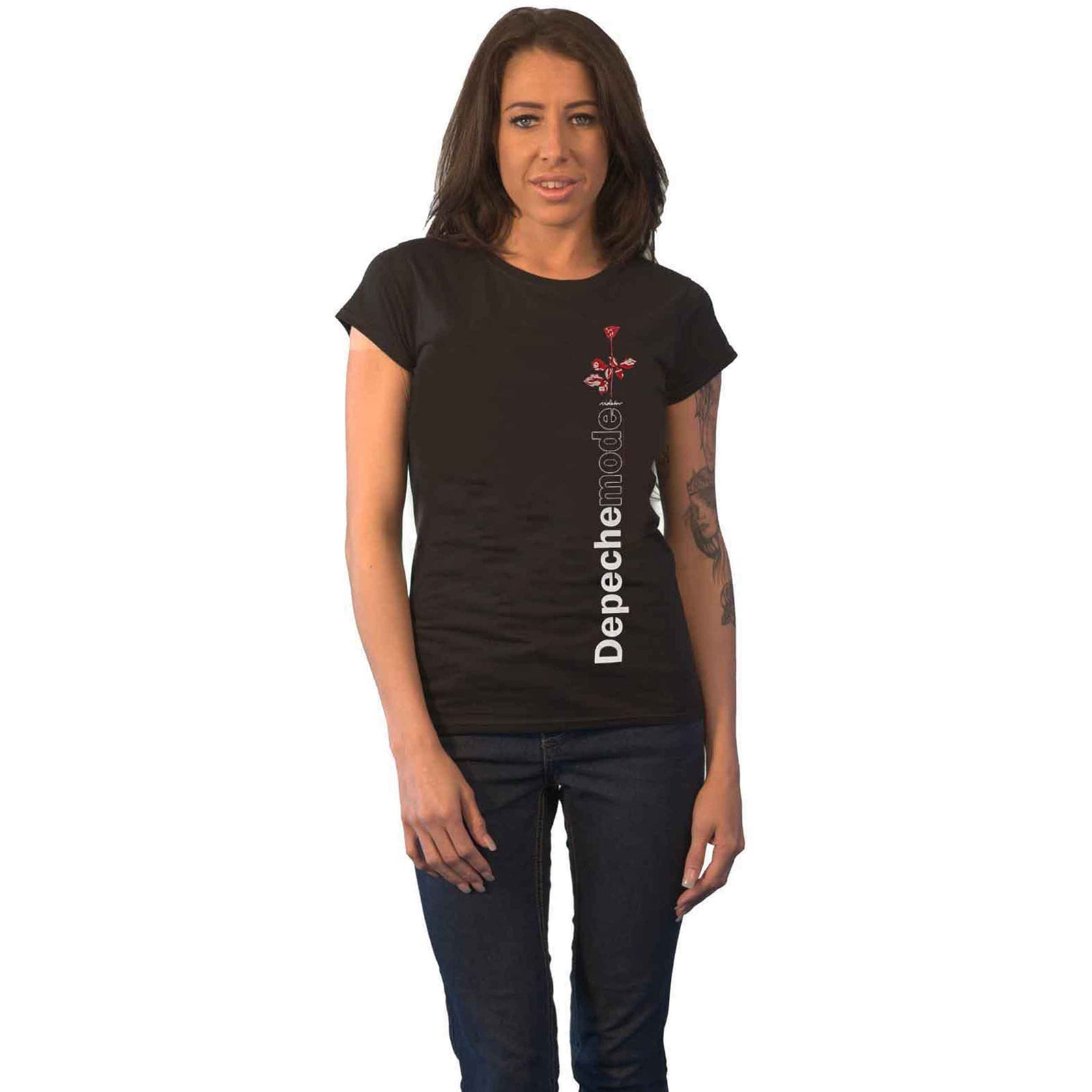 DEPECHE MODE - VIOLATOR SIDE ROSE - T-Shirt Black