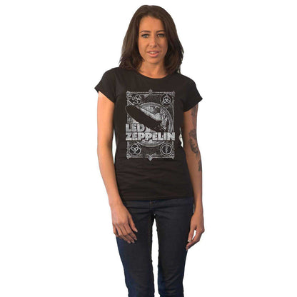 LED ZEPPELIN - VINTAGE PRINT LZ1 - T-Shirt Black
